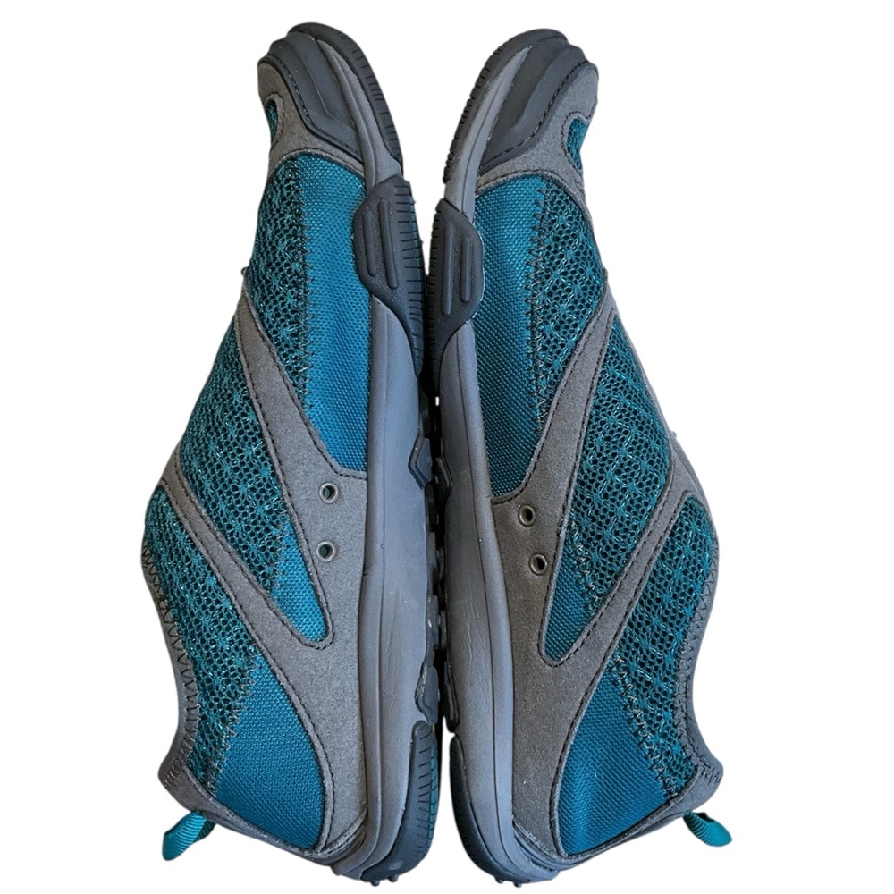 Olukai Women's Size 8 Eleu Trainer Hiking Water Shoes Single Pull Lace Gray Teal - Picture 6 of 11